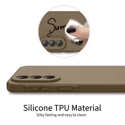 Telefontok Samsung Galaxy A37 5G - Tech-Protect Icon - barna szilikon hátlap tok-2