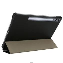 Tablettok Samsung Galaxy Tab S9 11 coll (SM-X710, SM-X716) - Tactical Book Tri Fold fekete smart case-2