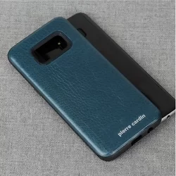 Telefontok Samsung Galaxy S8 - Pierre Cardin Bőr + Szilikon Tok- Lake Kék A (8719273131114)-2