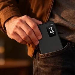 Telefontok Samsung Galaxy S26 Ultra - Tech-Protect Smart Wallet - fekete bőr könyvtok -5