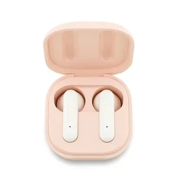Guess 4G Metal Logo TWS - pink/fehér vezeték nélküli stereo bluetooth headset, töltőtokkal-3