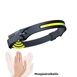 Kiegészítő tartozék: LED fejlámpa, mozgásérzékelővel IPX4, tölthető-2