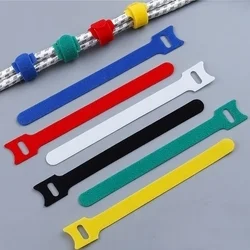 Kábelrendező - 7db vegyes színű, tépőzáras kábelrendező szalag-3