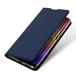 Telefontok Xiaomi Redmi Note 7 - Dux Ducis kék flipcover tok-2