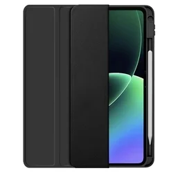 Tablettok XIAOMI PAD 7 / PAD 7 PRO (11,2 coll) - fekete smart case tablet tok, ceruza tartóval-11