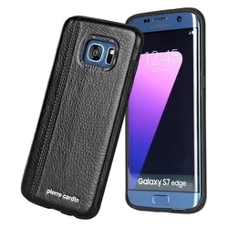 Telefontok Samsung Galaxy S8 Plus - Pierre Cardin Bőr + Szilikon Tok Bőr - Fekete (8719273131145)-2