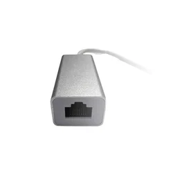 Adapter ART OEM-C6 - Type-C (USB-C) / RJ45 szürke adapter, 15 cm-1