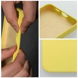 Telefontok Samsung Galaxy S26 Ultra - sárga szilikon hátlap tok-2