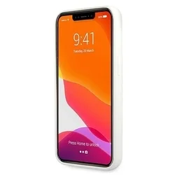 Telefontok iPhone 13 Pro - Karl Lagerfeld Stack Logo - fehér hátlap tok-2