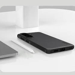 Telefontok Samsung Galaxy S26 - Nillkin Super Frosted - fekete hátlap tok beépített mágnessel (MagSafe kompatibilis)-6