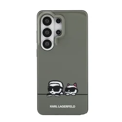 Telefontok Samsung Galaxy S26 Ultra - Karl Lagerfeld IML K&CH Peekaboo - MagSafe kompatibilis, fekete hátlap tok ﻿-2