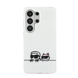 Telefontok Samsung Galaxy S26 Ultra - Karl Lagerfeld IML K&CH Peekaboo - MagSafe kompatibilis, fehér hátlap tok -2