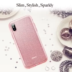 Telefontok iPhone 11 PRO - ESR MakeUp Glitter rose gold szilikon hátlap tok-3