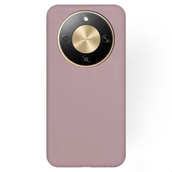 Telefontok Honor Magic8 Lite - púder pink szilikon hátlap tok ﻿-1