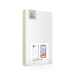 Telefontok iPhone 17e - Tech-Protect Flexair Hybrid - MagSafe kompatibilis átlátszó műanyag hátlap tok, szilikon kerettel-1