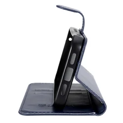 Telefontok Google Pixel 10a - Tactical Field kék szilikon keretes könyvtok mágneses ráhajtófüllel-1