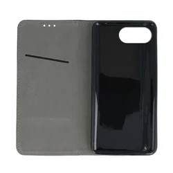 Telefontok Google Pixel 10a - Smart Magnetic fekete szilikon keretes mágneses könyvtok-3