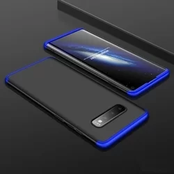 Telefontok Samsung Galaxy S10 - GKK Protection 3in1 hátlap - fekete-kék-1
