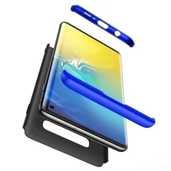 Telefontok Samsung Galaxy S10 - GKK Protection 3in1 hátlap - fekete-kék-2