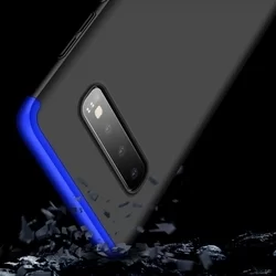 Telefontok Samsung Galaxy S10 - GKK Protection 3in1 hátlap - fekete-kék-5