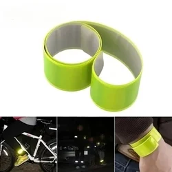 Biciklis kiegészítő 2db fényvisszaverős láb/kar/kerékpár pánt (30 cm)-2