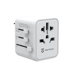 Telefon töltő: Tactical PTP Travel - USB / Type-C (USB-C) portos hálózati töltőfej, 4 dugaljszabvánnyal-1