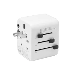 Telefon töltő: Tactical PTP Travel - USB / Type-C (USB-C) portos hálózati töltőfej, 4 dugaljszabvánnyal-4