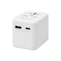 Telefon töltő: Tactical PTP Travel - USB / Type-C (USB-C) portos hálózati töltőfej, 4 dugaljszabvánnyal-2