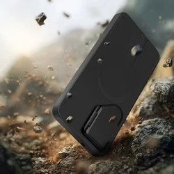 Telefontok Samsung Galaxy S26 - Tech- Protect Kevlar Aura - MagSafe kompatibilis hátlap tok, fekete-4