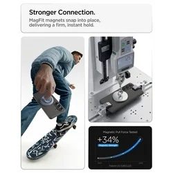 Telefontok Samsung Galaxy S26+ Plus - SPIGEN LIQUID MAG MAGSAFE szürke tok-5