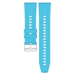 Okosóra szíj - Xiaomi Watch S3 - világoskék szilikon szíj (22 mm)-1