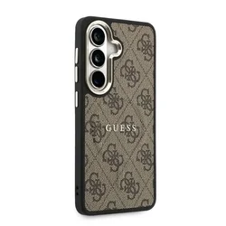 Telefontok Samsung Galaxy S26 - Guess 4G - barna mintás MagSafe kompatibilis hátlap tok-3