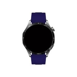Okosóra szíj - Huawei Watch GT 5 (46 mm) - sötétkék szilikon szíj (22 mm)-2