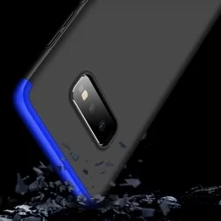 Telefontok Samsung Galaxy S10e hátlap - GKK Protection 3in1 - fekete - kék-5