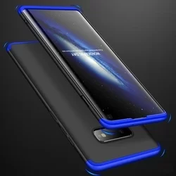 Telefontok Samsung Galaxy S10e hátlap - GKK Protection 3in1 - fekete - kék-6