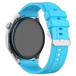 Okosóra szíj - Huawei Watch GT 5 (46 mm) - világoskék szilikon szíj (22 mm)-2