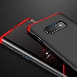 Telefontok Samsung Galaxy S10e hátlap - GKK Protection 3in1 - fekete - piros-3