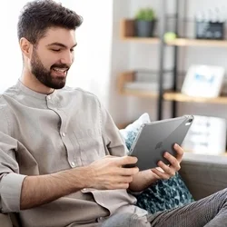 Tablettok iPad Air 8 (2026, M4, 11 coll) - XPRO átlátszó szilikon tablet tok-2