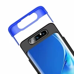 Telefontok Samsung Galaxy A80 hátlap - GKK Protection 3in1 - fekete-kék-2