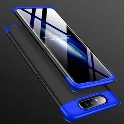 Telefontok Samsung Galaxy A80 hátlap - GKK Protection 3in1 - fekete-kék-3