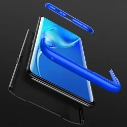 Telefontok Samsung Galaxy A80 hátlap - GKK Protection 3in1 - fekete-kék-4
