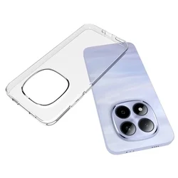 Telefontok Xiaomi Redmi Note 15 Pro 4G / LTE - átlátszó szilikon hátlap tok-1