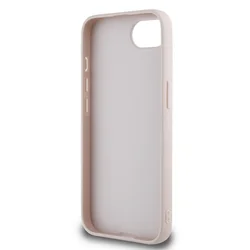 Telefontok iPhone 17e - Guess Grained 4G Metal Logo - pink hátlap tok-5