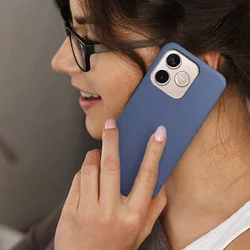 Telefontok Honor 600 Lite 5G - kék szilikon hátlap tok-3