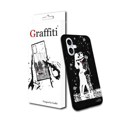 iPhone 17 telefontok - Graffiti No.186 mintás szilikon tok-1