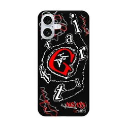 iPhone 17 telefontok - Graffiti No.193 mintás szilikon tok-1