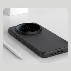 Telefontok Xiaomi 17 Ultra - Nillkin Super Frosted - fekete hátlap tok beépített mágnessel (MagSafe tartóval kompatibilis)-6