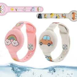 2 db Tech- Protect Nylon Apple Airtag 1/ 2 tok - Felhőcske és kis autó csuklópánt gyerekeknek-3