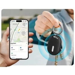 Fekete szilikon Xiaomi Tag pánt - kulcstartó-5