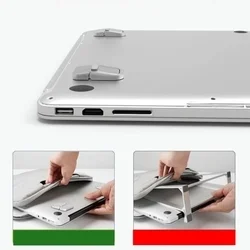 Univerzális laptop kitámasztó klipsz - ezüst, műanyag-5